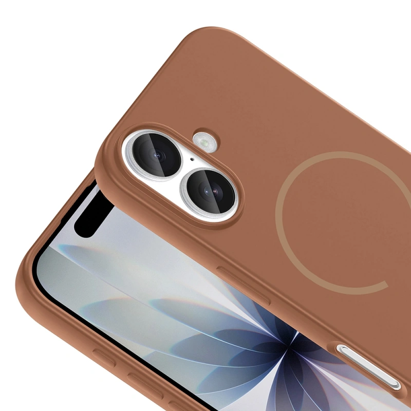 Apple iPhone 17 Kılıf M-safe Şarj Özellikli Zore Meta Kapak