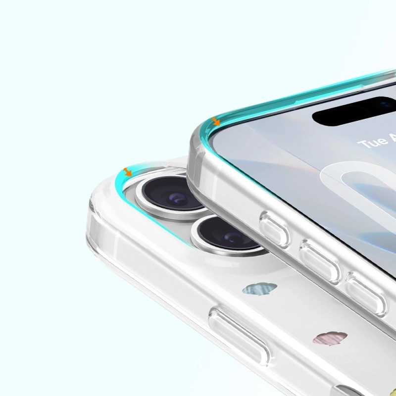 Apple iPhone 17 Kılıf M-Safe Şarj Özellikli Zore Paris Axen Sert PC Kapak