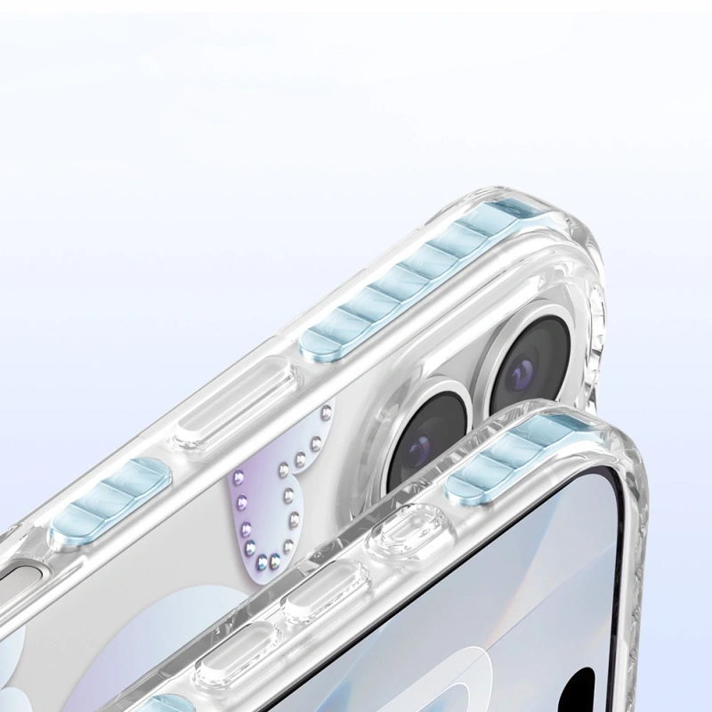 Apple iPhone 17 Kılıf M-Safe Şarj Özellikli Zore Paris Elvo Sert PC Kapak