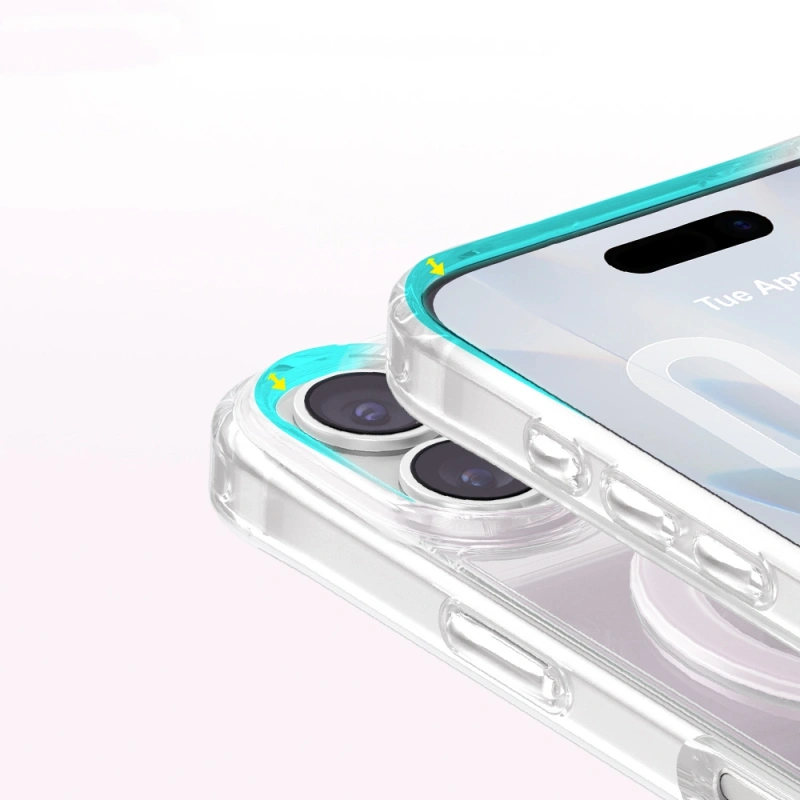 Apple iPhone 17 Kılıf M-Safe Şarj Özellikli Zore Paris Mova Sert PC Kapak