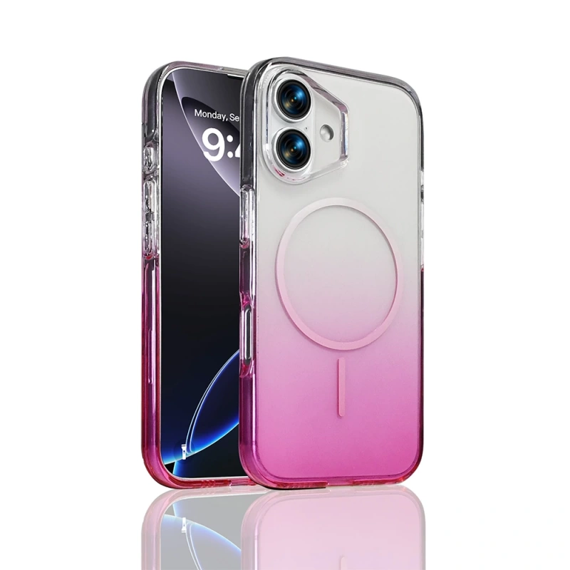 Apple iPhone 17 Kılıf M-Safe Şarj Özellikli Zore Septik Silikon Kapak