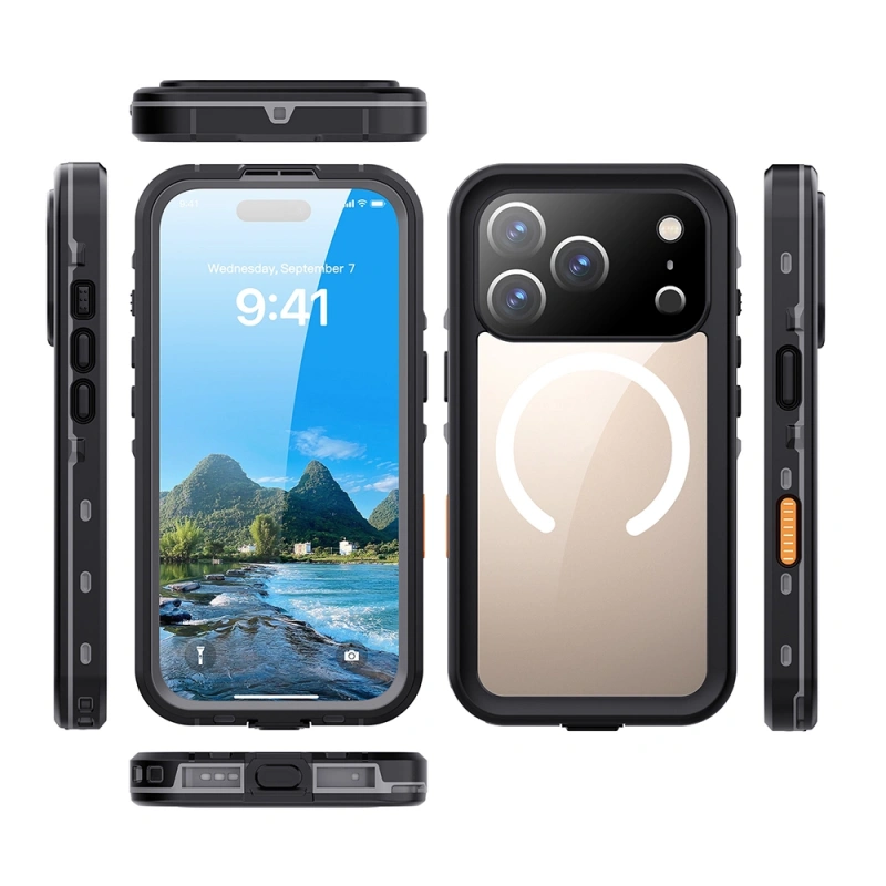 Apple iPhone 17 Pro Kılıf 1-1 Su Geçirmez Kılıf