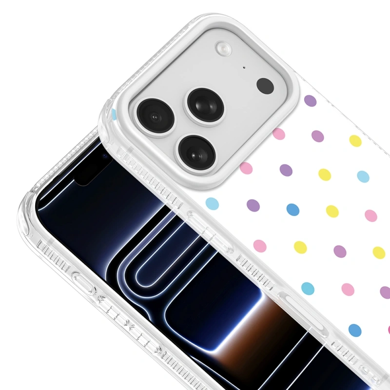 Apple iPhone 17 Pro Kılıf Airbag Tasarımlı Zore Potik Sert PC Kapak