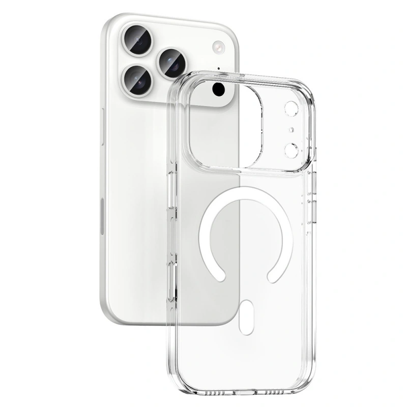 Apple iPhone 17 Pro Kılıf M-safe Şarj Özellikli Kamera Korumalı Zore Kripto Kapak