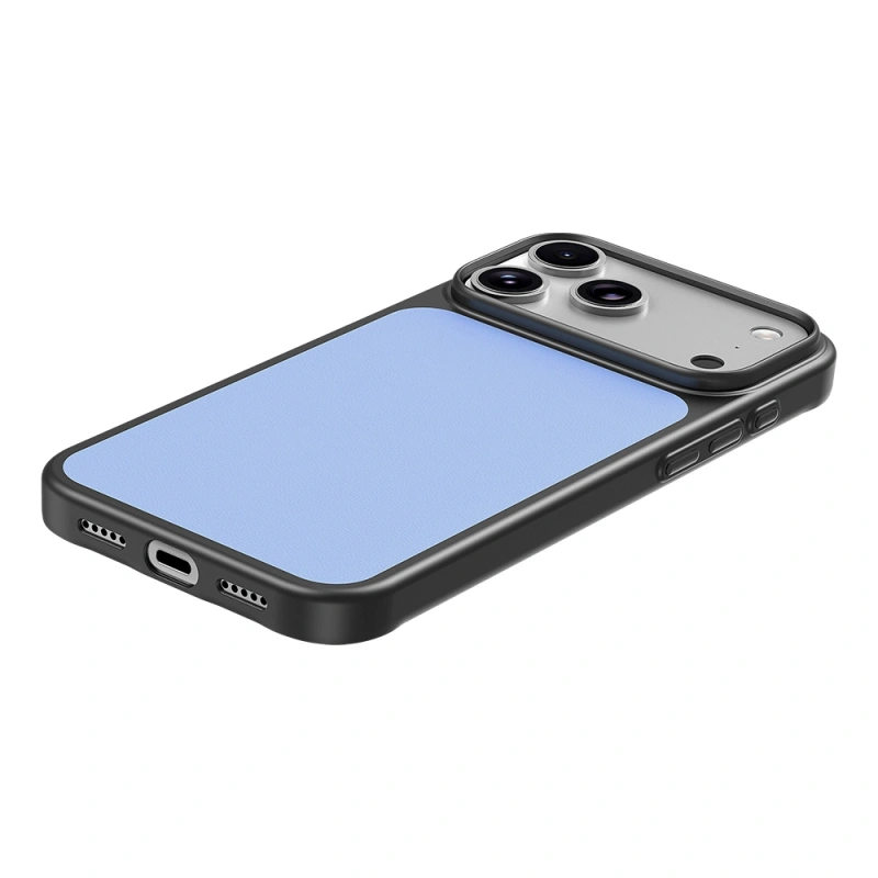 Apple iPhone 17 Pro Kılıf M-Safe Şarj Özellikli PU Zore Paris Trexo Sert PC Kapak