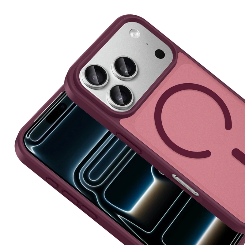 Apple iPhone 17 Pro Kılıf M-safe Şarj Özellikli Zore Babet Kapak