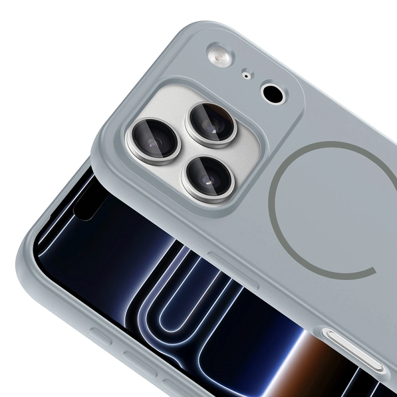 Apple iPhone 17 Pro Kılıf M-safe Şarj Özellikli Zore Meta Kapak