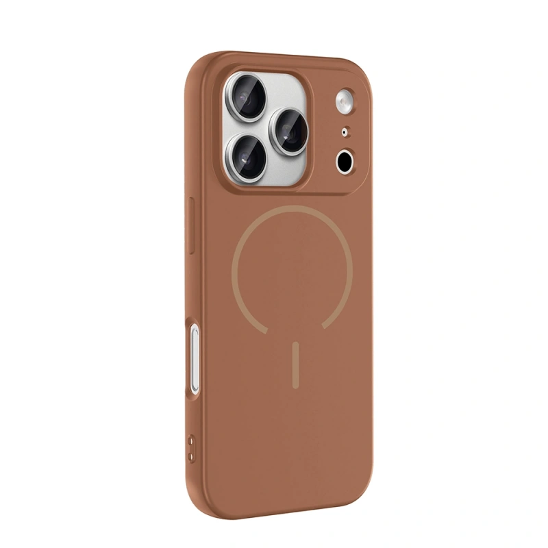 Apple iPhone 17 Pro Kılıf M-safe Şarj Özellikli Zore Meta Kapak