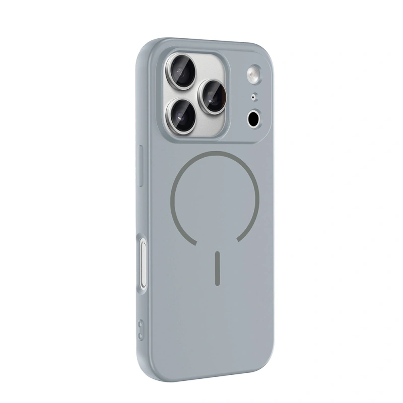 Apple iPhone 17 Pro Kılıf M-safe Şarj Özellikli Zore Meta Kapak
