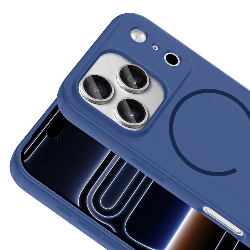 Apple iPhone 17 Pro Kılıf M-safe Şarj Özellikli Zore Meta Kapak