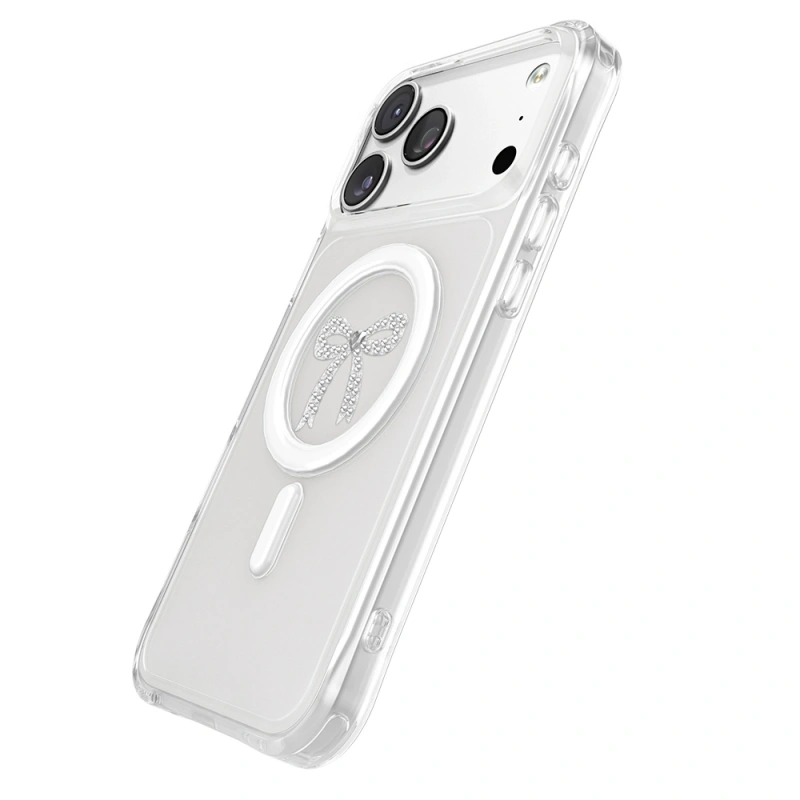Apple iPhone 17 Pro Kılıf M-Safe Şarj Özellikli Zore Paris Mova Sert PC Kapak
