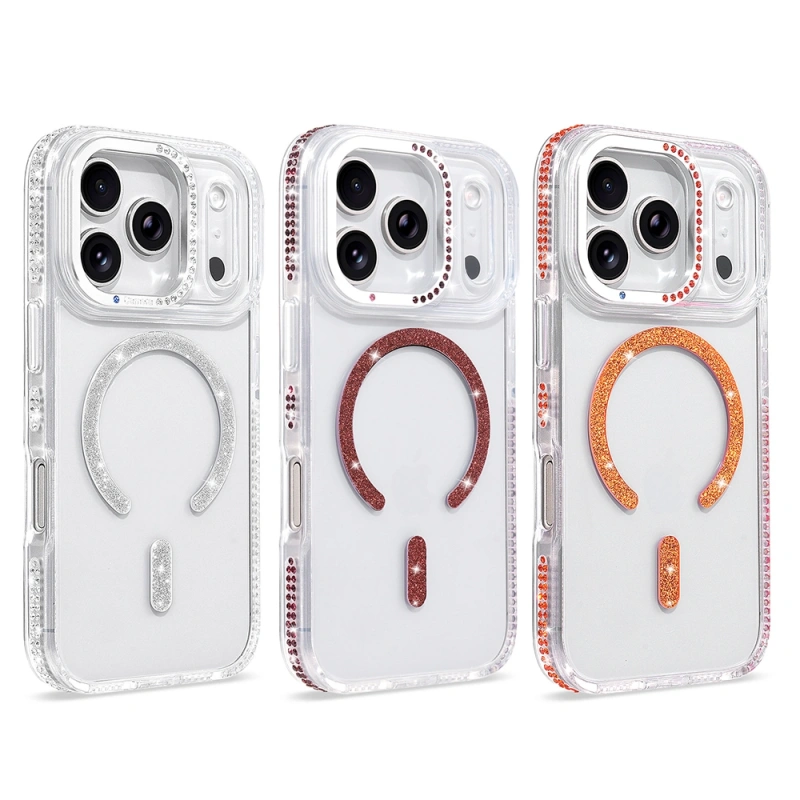 Apple iPhone 17 Pro Kılıf M-safe Şarj Özellikli Zore Tera Silikon Kapak
