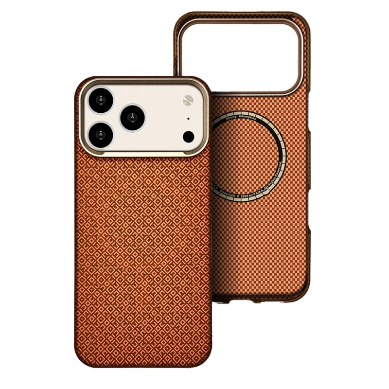 Apple iPhone 17 Pro Kılıf M-Safe Şarj Özellikli Zore Vax Sert PC Kapak