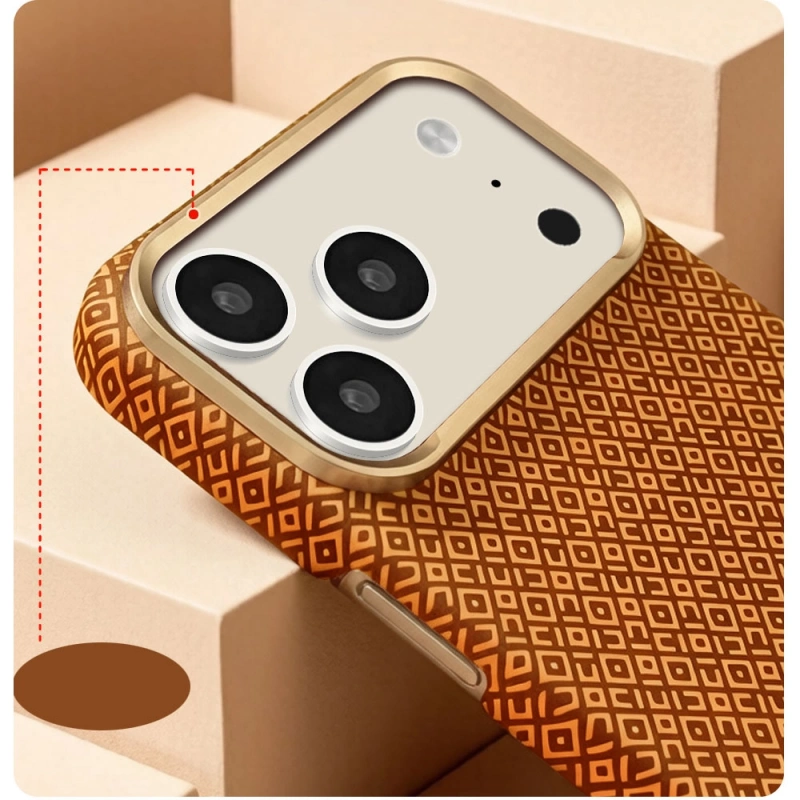 Apple iPhone 17 Pro Kılıf M-Safe Şarj Özellikli Zore Vax Sert PC Kapak