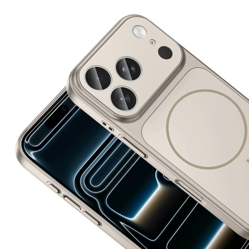 Apple iPhone 17 Pro Kılıf Zore M-Safe Şarj Özellikli Kamera Korumalı Formen Kapak