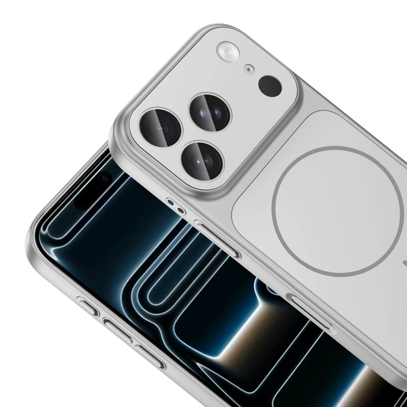 Apple iPhone 17 Pro Kılıf Zore M-Safe Şarj Özellikli Kamera Korumalı Formen Kapak