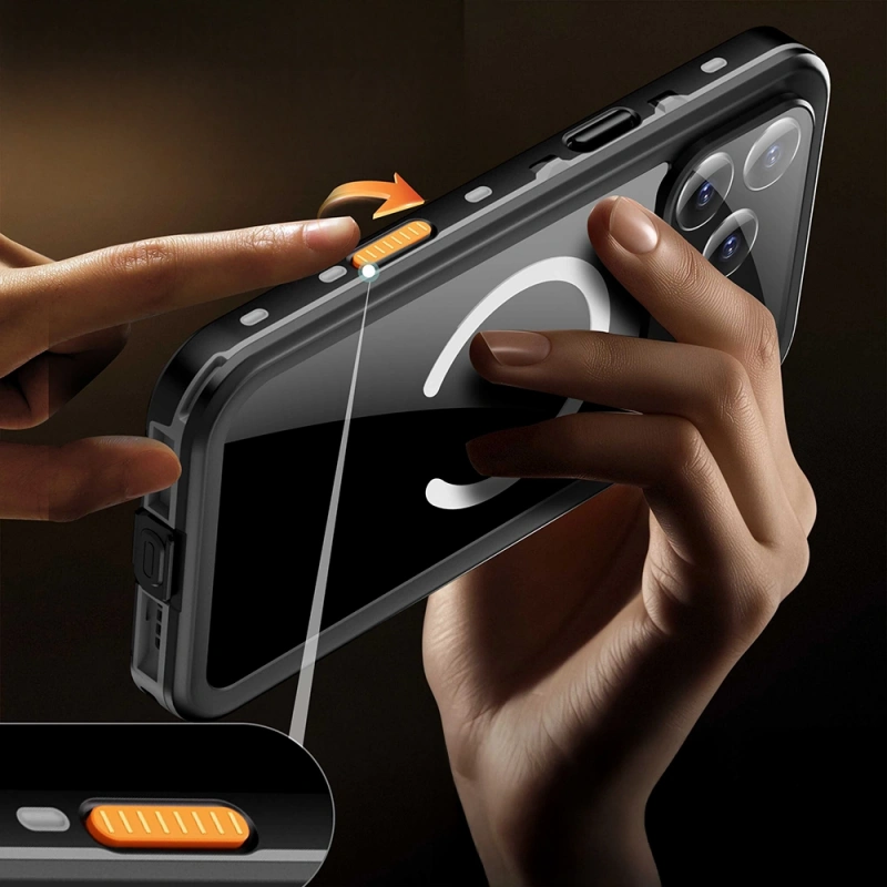 Apple iPhone 17 Pro Max Kılıf 1-1 Su Geçirmez Kılıf