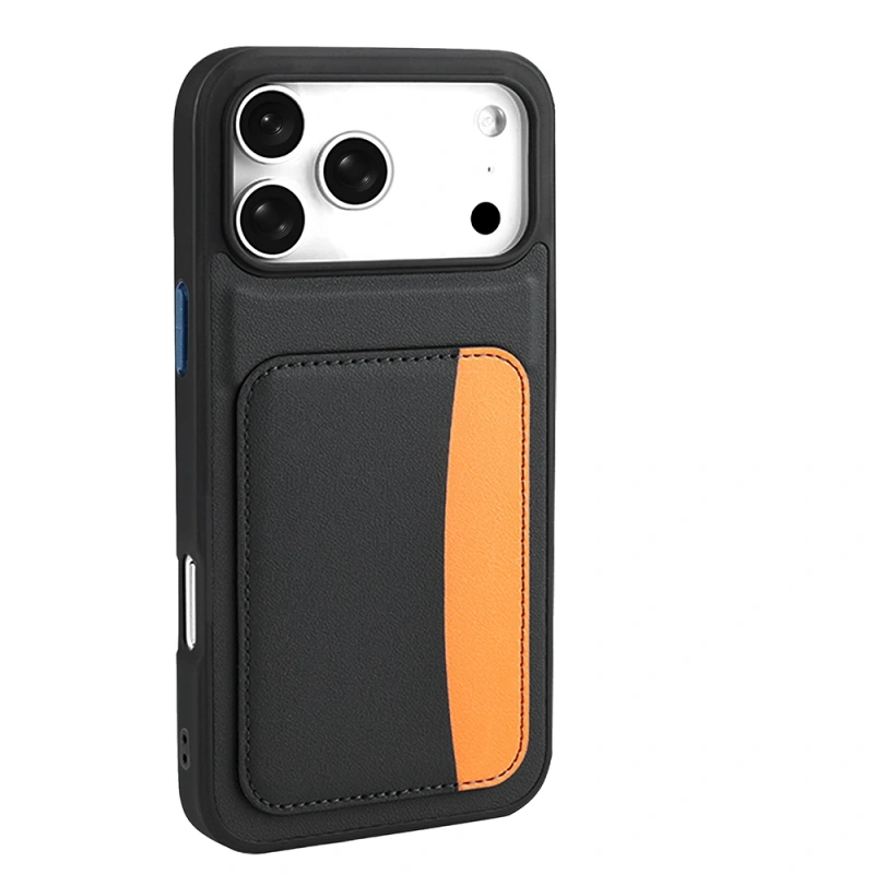 Apple iPhone 17 Pro Max Kılıf Kartlıklı Zore X-Kart Silikon Kapak