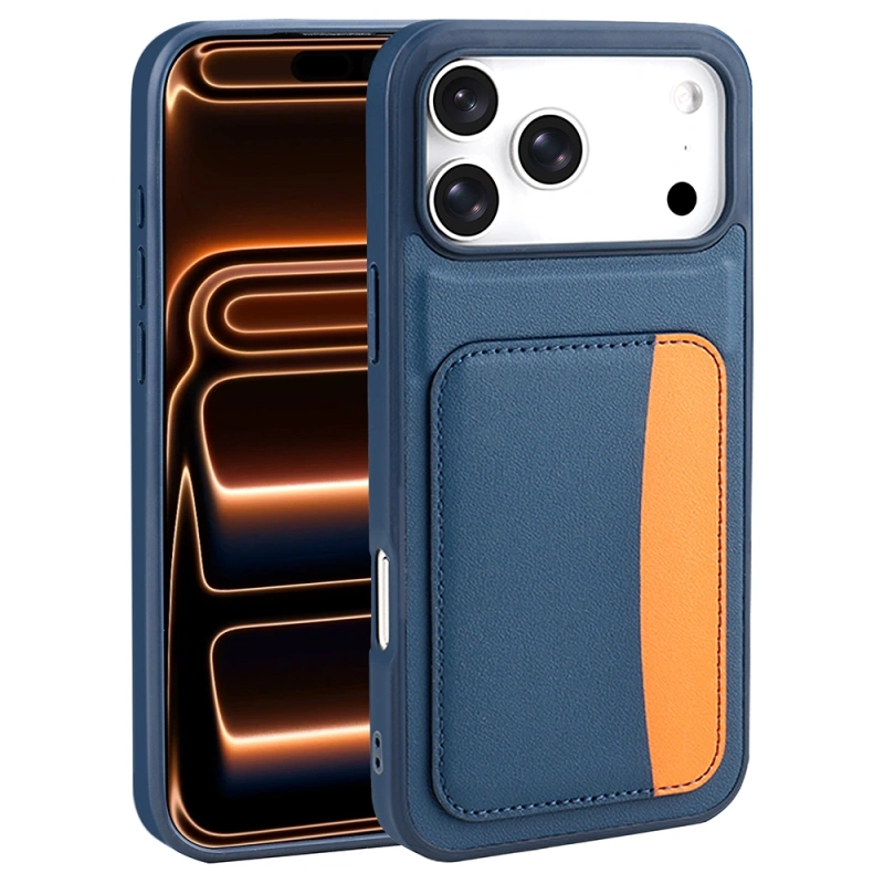 Apple iPhone 17 Pro Max Kılıf Kartlıklı Zore X-Kart Silikon Kapak