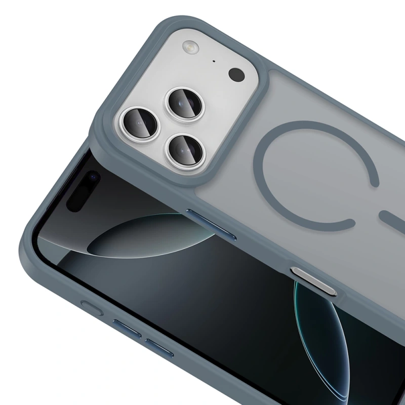 Apple iPhone 17 Pro Max Kılıf M-safe Şarj Özellikli Mat Arka Yüzey Zore Sio Kapak