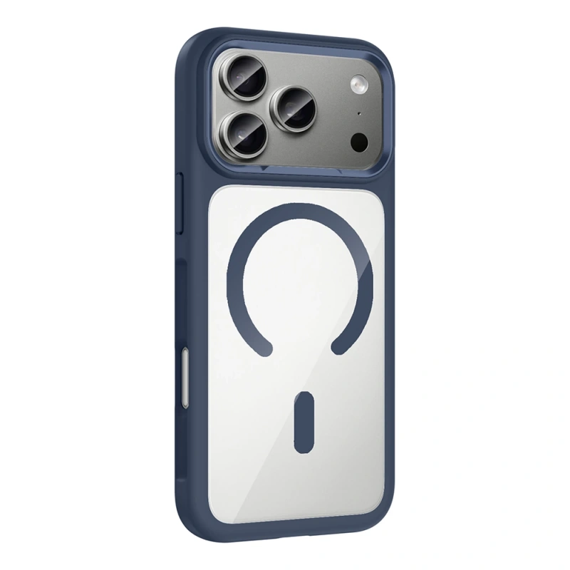 Apple iPhone 17 Pro Max Kılıf M-Safe Şarj Özellikli Metal Kamera Çerçeveli Zore Tiko Kapak