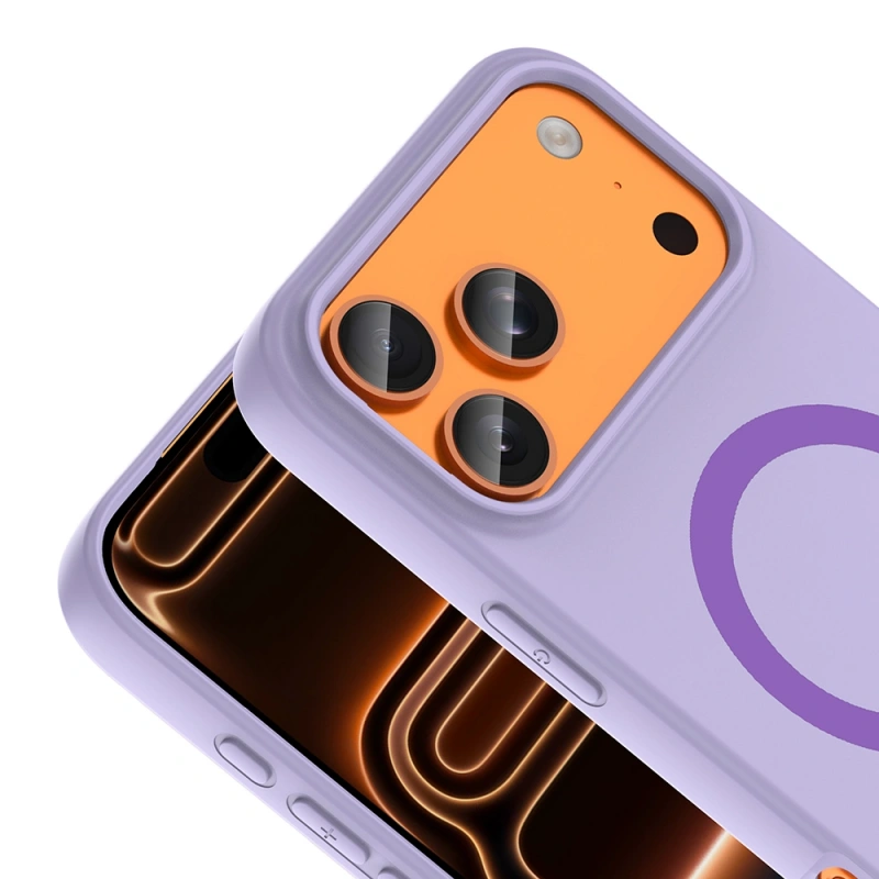 Apple iPhone 17 Pro Max Kılıf M-Safe Şarj Özellikli Zore Aris Silikon Kapak