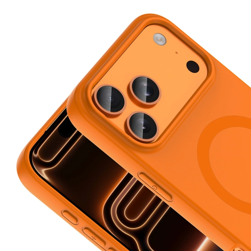 Apple iPhone 17 Pro Max Kılıf M-Safe Şarj Özellikli Zore Aris Silikon Kapak