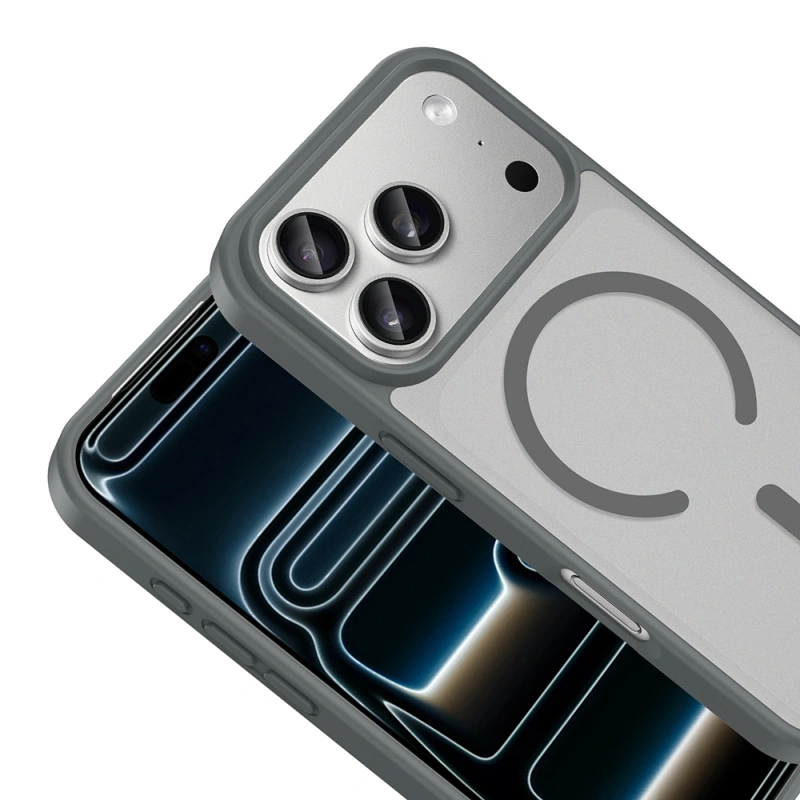 Apple iPhone 17 Pro Max Kılıf M-safe Şarj Özellikli Zore Babet Kapak