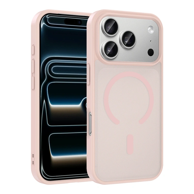 Apple iPhone 17 Pro Max Kılıf M-safe Şarj Özellikli Zore Babet Kapak