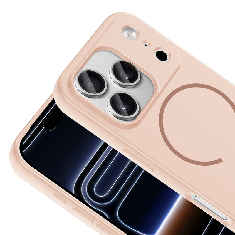 Apple iPhone 17 Pro Max Kılıf M-safe Şarj Özellikli Zore Meta Kapak