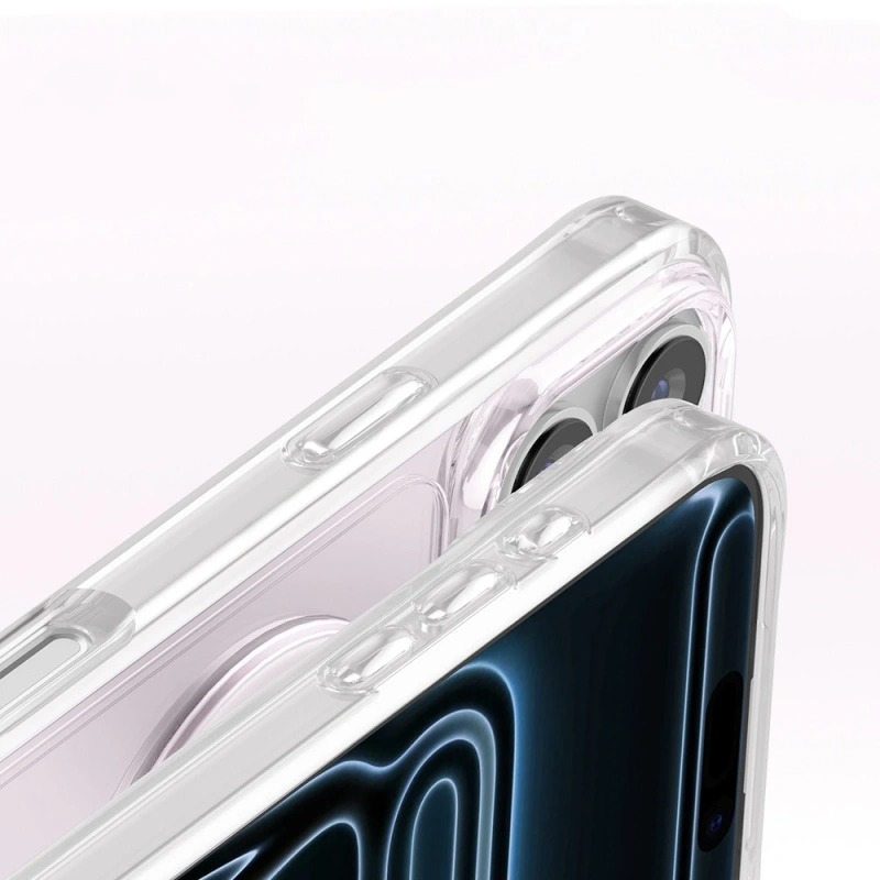 Apple iPhone 17 Pro Max Kılıf M-Safe Şarj Özellikli Zore Paris Mova Sert PC Kapak