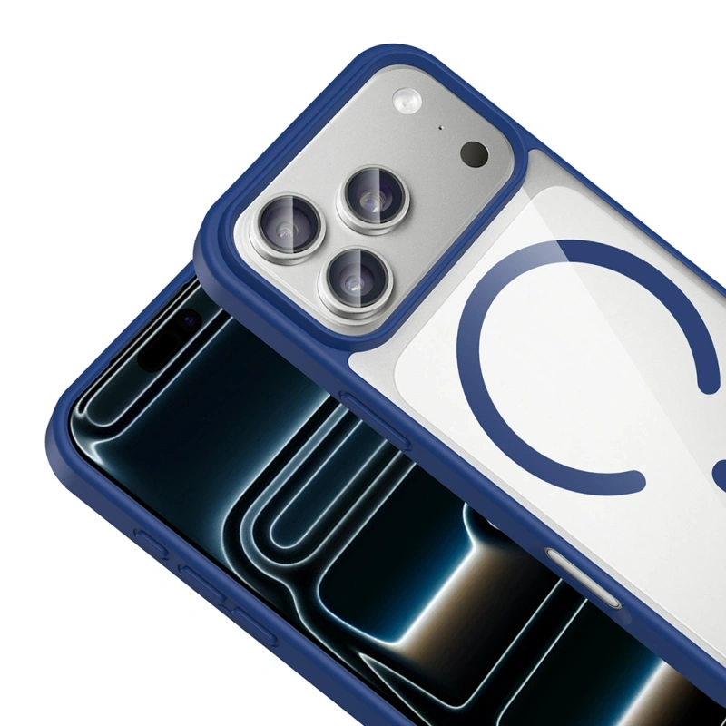 Apple iPhone 17 Pro Max Kılıf M-safe Wireless Şarj Özellikli Silikon Zore Ege Kapak
