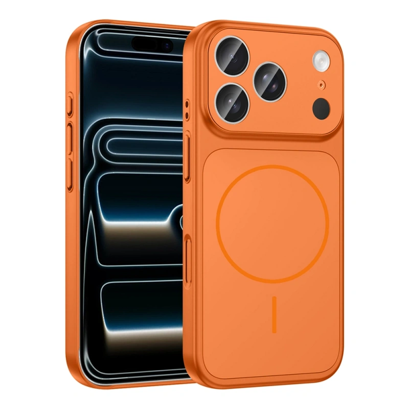 Apple iPhone 17 Pro Max Kılıf Zore M-Safe Şarj Özellikli Kamera Korumalı Formen Kapak