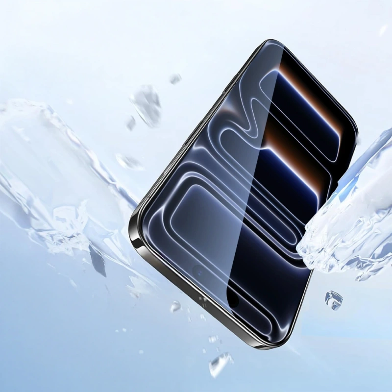 Apple iPhone 17 Pro Zore 2.5D Oliv Privacy Temperli Cam Ekran Koruyucu + Kolay Uygulama Aparatı