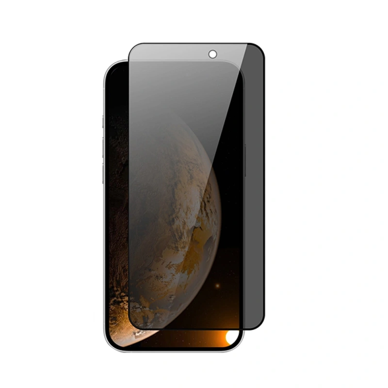 Apple iPhone 17 Zore Rika Premium Privacy Temperli Cam Ekran Koruyucu