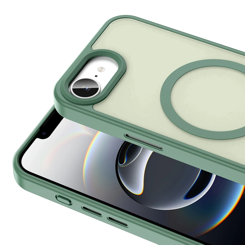 Apple iPhone 17E Kılıf M-safe Şarj Özellikli Mat Arka Yüzey Zore Sio Kapak