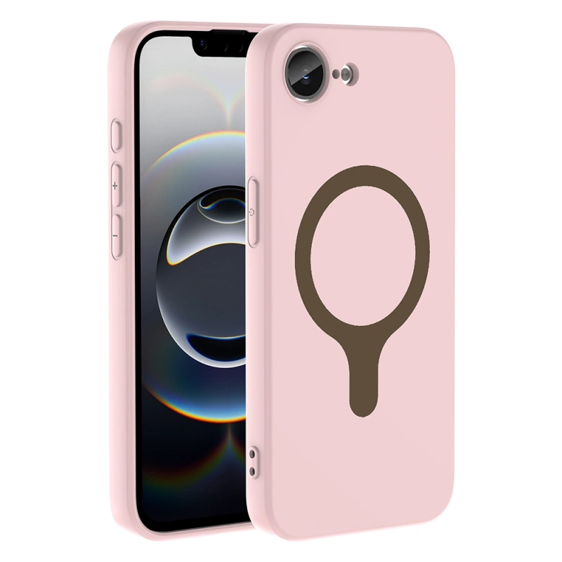 Apple iPhone 17E Kılıf M-Safe Şarj Özellikli Zore Aris Silikon Kapak