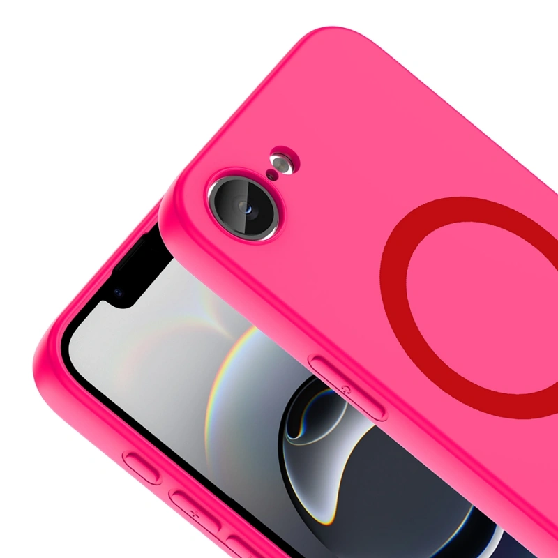 Apple iPhone 17E Kılıf M-Safe Şarj Özellikli Zore Aris Silikon Kapak