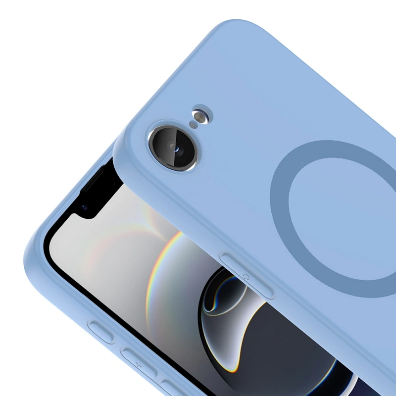 Apple iPhone 17E Kılıf M-Safe Şarj Özellikli Zore Aris Silikon Kapak