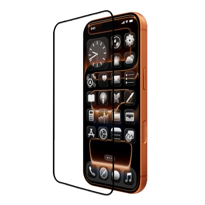 Apple iPhone 17E Mohseven Safir Coating HD Temperli Cam Ekran Koruyucu