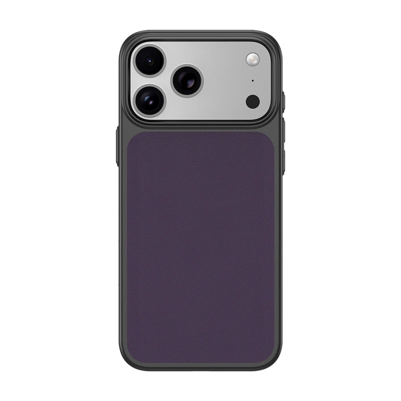 Apple iPhone 18 Pro Kılıf M-Safe Şarj Özellikli PU Zore Paris Trexo Sert PC Kapak
