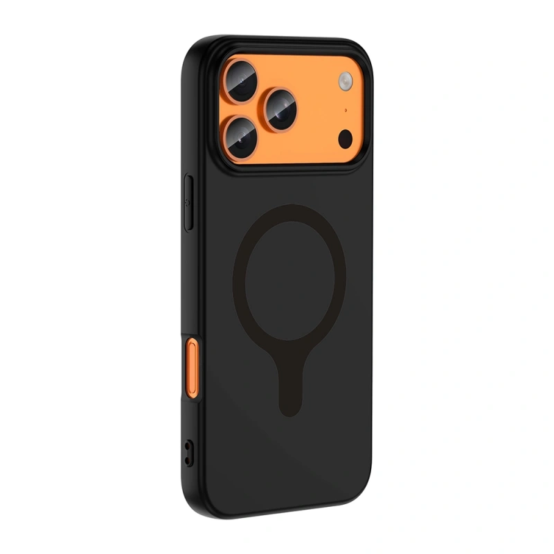 Apple iPhone 18 Pro Kılıf M-Safe Şarj Özellikli Zore Aris Silikon Kapak