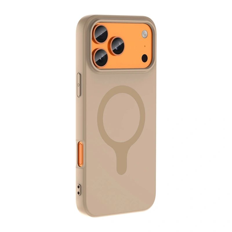 Apple iPhone 18 Pro Kılıf M-Safe Şarj Özellikli Zore Aris Silikon Kapak