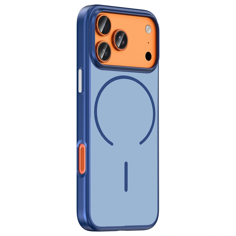 Apple iPhone 18 Pro Kılıf M-Safe Şarj Özellikli Zore Lora PC Kapak