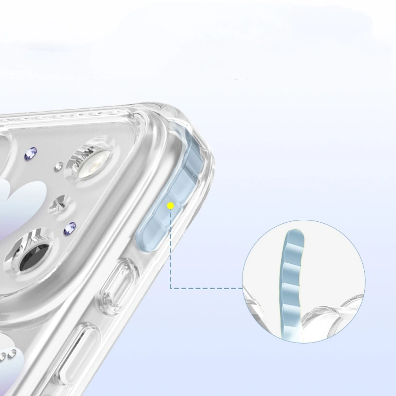 Apple iPhone 18 Pro Kılıf M-Safe Şarj Özellikli Zore Paris Elvo Sert PC Kapak