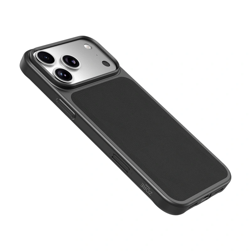Apple iPhone 18 Pro Max Kılıf M-Safe Şarj Özellikli PU Zore Paris Trexo Sert PC Kapak