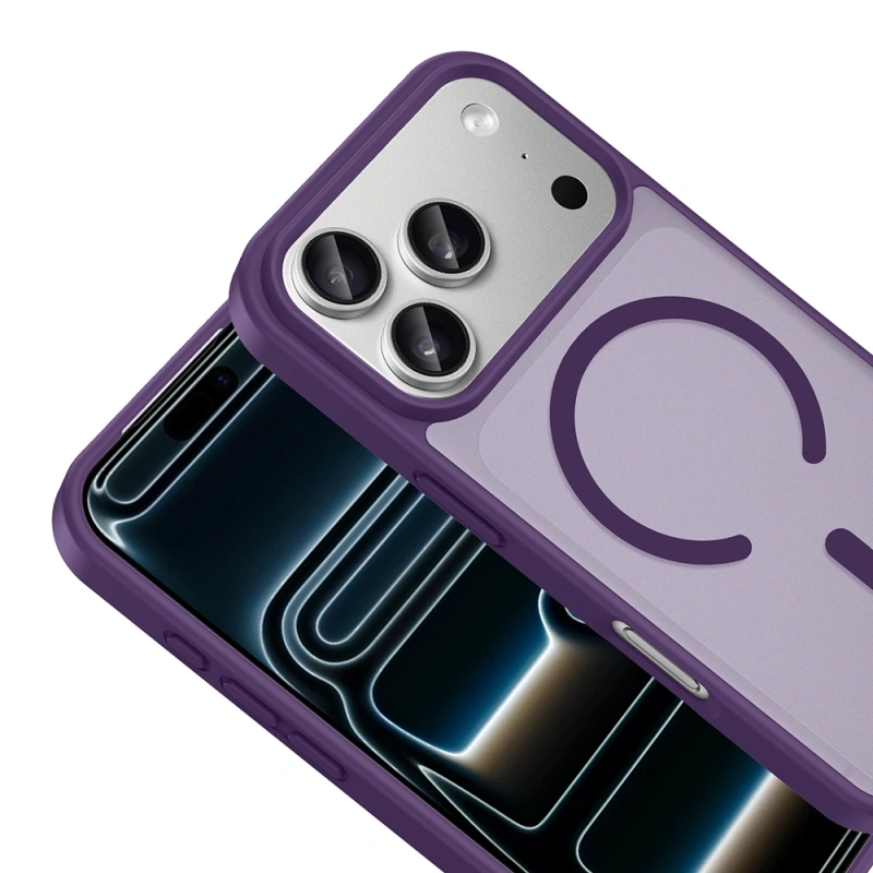 Apple iPhone 18 Pro Max Kılıf M-safe Şarj Özellikli Zore Babet Kapak