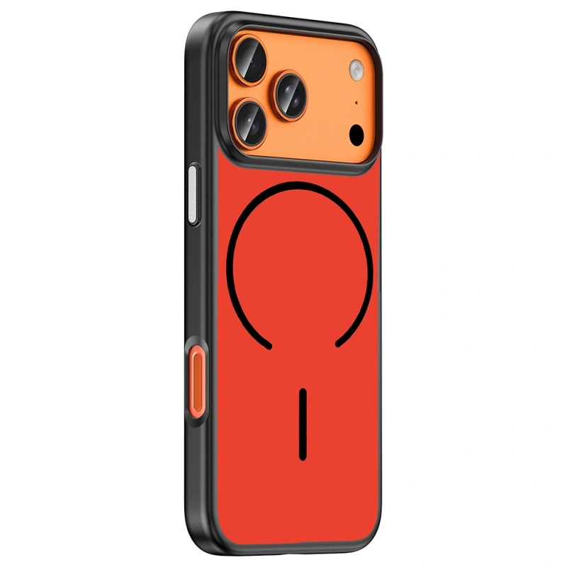 Apple iPhone 18 Pro Max Kılıf M-Safe Şarj Özellikli Zore Lora PC Kapak