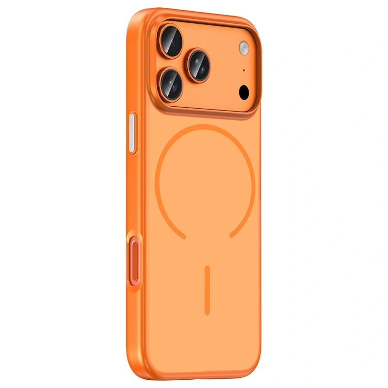 Apple iPhone 18 Pro Max Kılıf M-Safe Şarj Özellikli Zore Lora PC Kapak