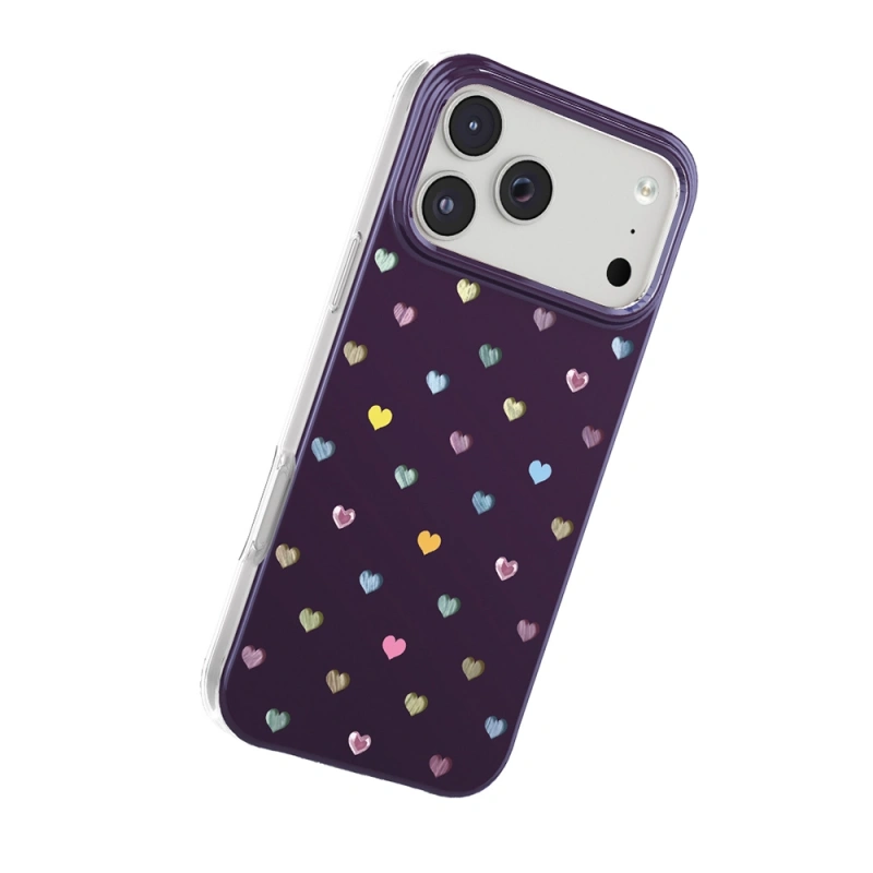 Apple iPhone 18 Pro Max Kılıf M-Safe Şarj Özellikli Zore Paris Axen Sert PC Kapak